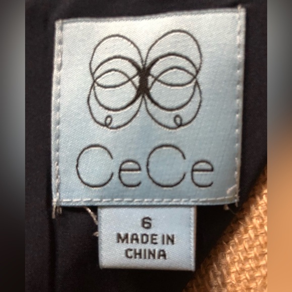 CeCe Meadow Monet Caviar (Navy) Dress - Size 6 NWT - Picture 7 of 9